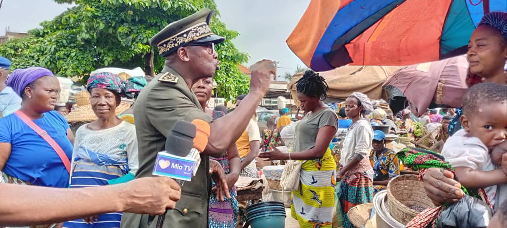 Occupation anarchique des voies dans le marché de Comé : Le préfet Milohin lance l’opération de répression