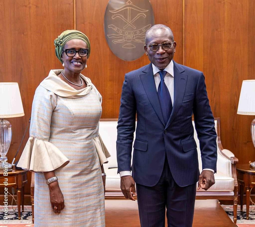 Audience à la Marina : Le président Talon reçoit la directrice exécutive de l’ONUSIDA