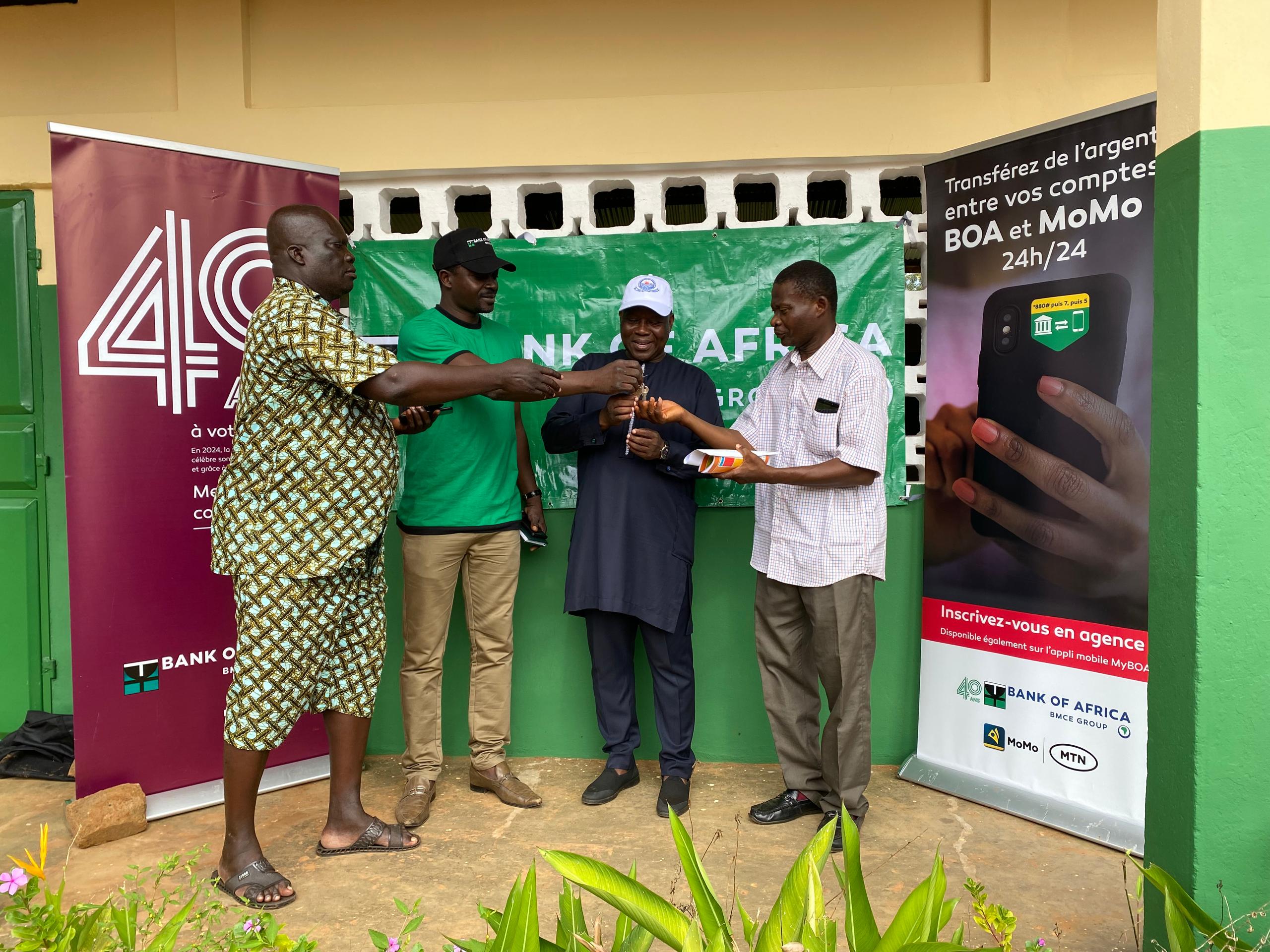 Réfection de 04 modules de classes à l’Ecole Urbaine Centre de Bopa : Fruit du partenariat entre l’UDAB et la Fondation BOA