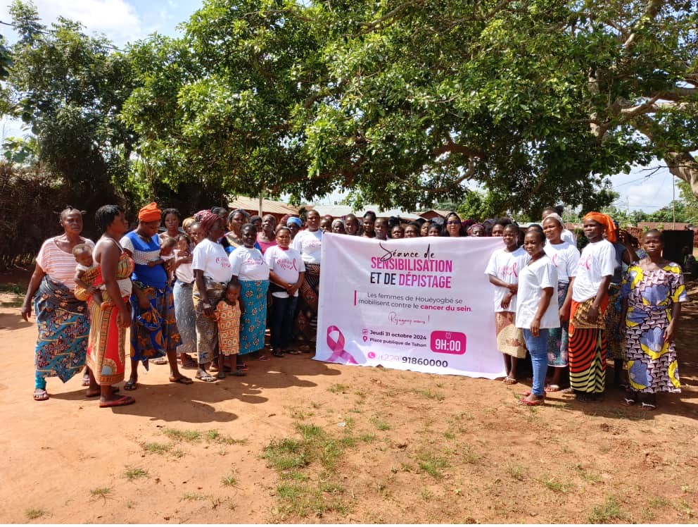 Olive Sogbo en guerre contre le cancer du sein dans la commune de Houéyogbé