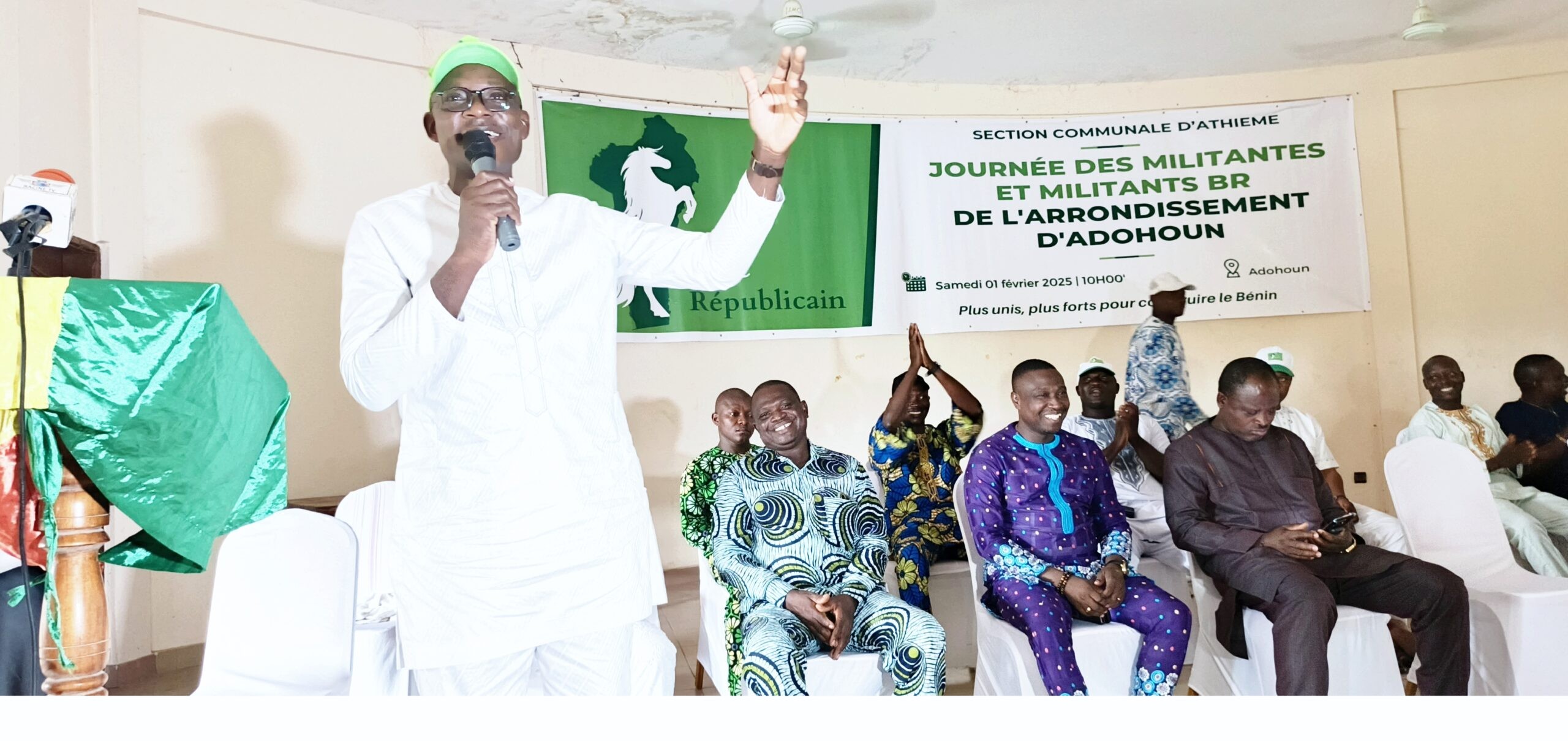 Echanges de vœux de nouvel an : Les militants BR d’Adohoun sacrifient à la tradition