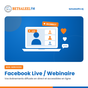 Facebook live / Webinaire